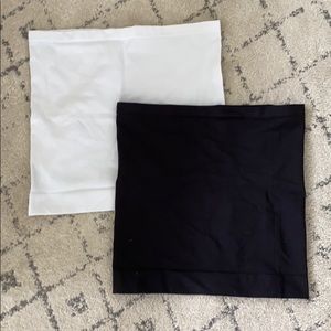 White and black maternity bells band size 1